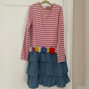 Mini Boden girls dress, new without tags (never worn), size 8-9